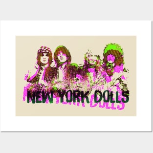 new york dolls offset graphic Posters and Art